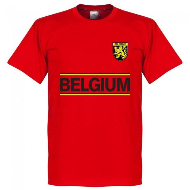 Belgium Romelu Lukaku Team T-Shirt - Red