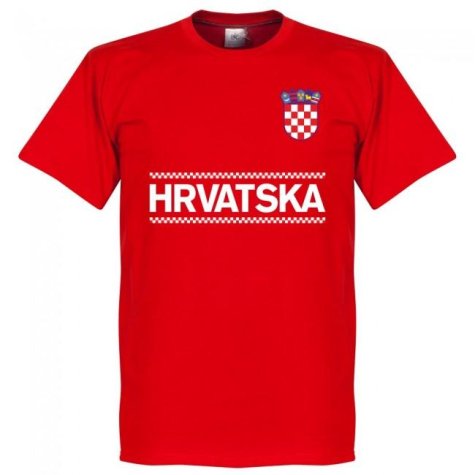 Croatia Luka Modric 10 Team T-Shirt - Red