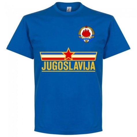 Yugoslavia Savicevic Team T-shirt - Royal