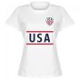 USA Heath 17 Team Womens T-Shirt - White