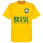Brasil Gabriel Jesus 9 Team T-Shirt - Yellow