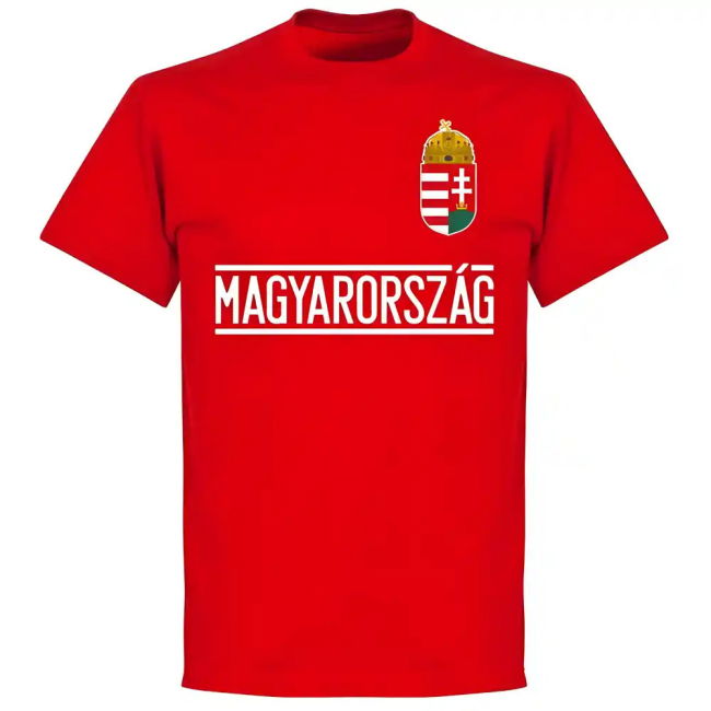 Hungary Puskas 10 Team T-Shirt - Red