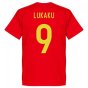 Belgium Romelu Lukaku Team T-Shirt - Red