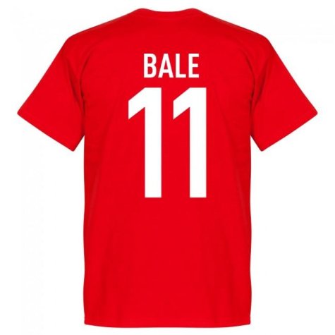 Wales Gareth Bale Team T-shirt - Red