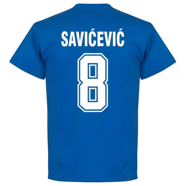 Yugoslavia Savicevic Team T-shirt - Royal