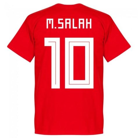 Egypt Mohammed Salah Team T-Shirt - Red