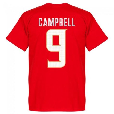 Costa Rica Campbell 9 Team T-Shirt - Red