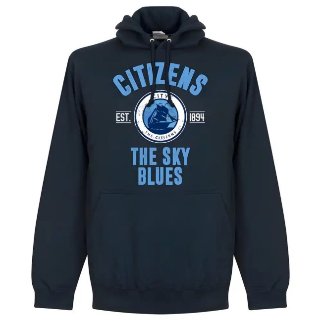 Man City Established Hoodie -Navy