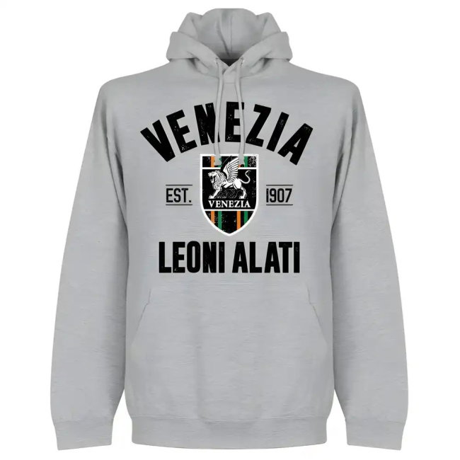 Venezia Established Hoodie - Grey Marl