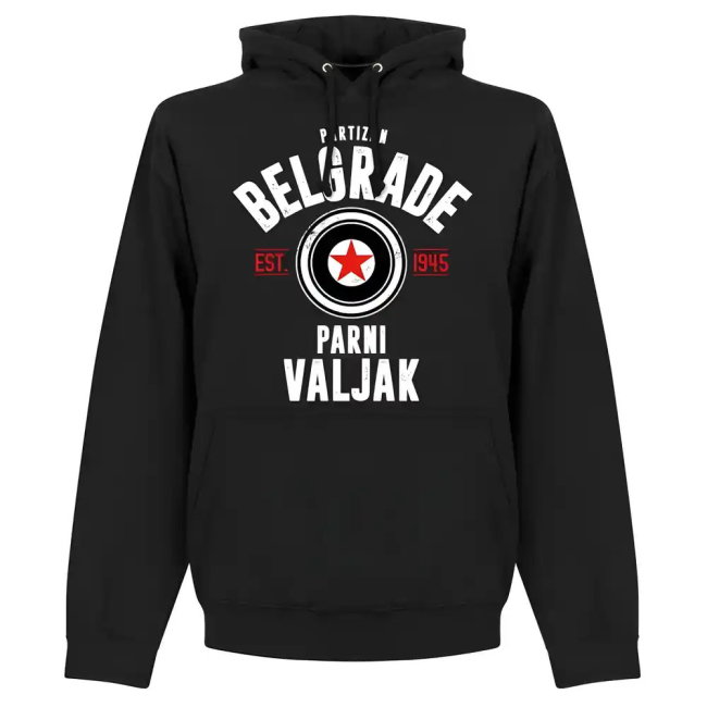 Partizan Belgrade Established Hoodie - Black