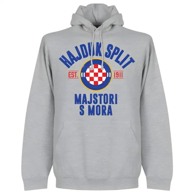 Hajduk Split Established Hoodie - Grey