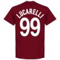 Livorno Lucarelli 99 Team T-Shirt - Maroon