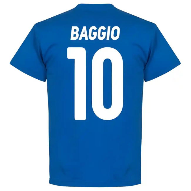Brescia Roberto Baggio Team T-Shirt - Royal