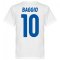 Brescia Roberto Baggio Team T-Shirt - White
