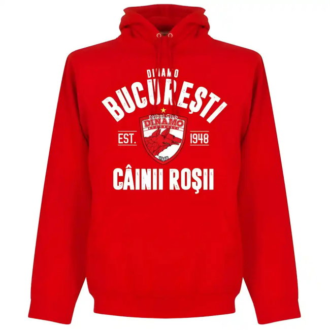 Dinamo Bucharest Established Hoodie - Red