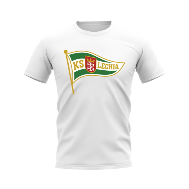 Lechia Gdansk Badge T-shirt (White)