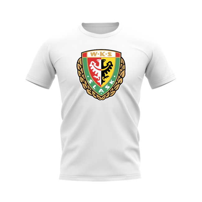 Slask Wroclaw Badge T-shirt (White)