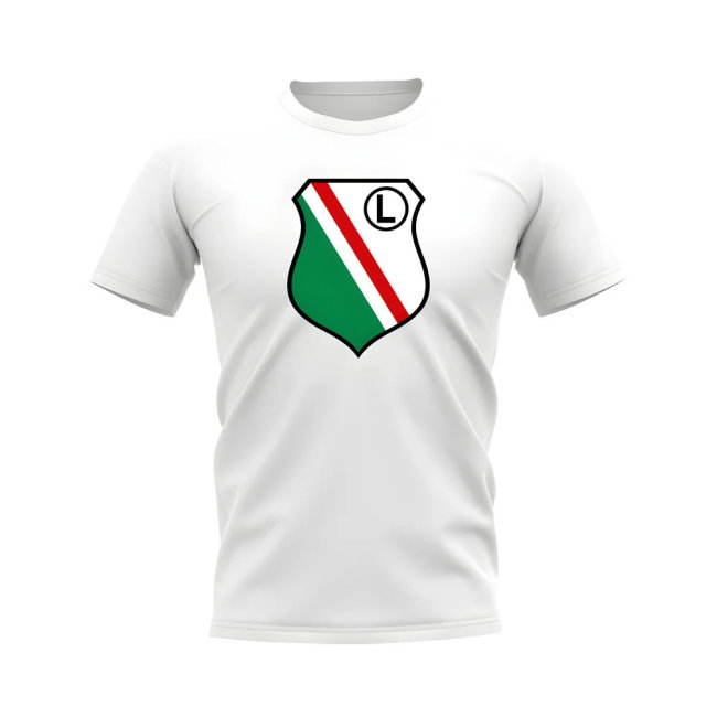 Legia Warsaw Badge T-shirt (White)
