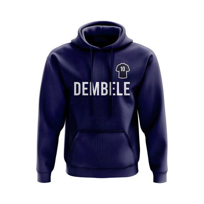 Ousmane Dembele PSG Number Hoody (Navy)