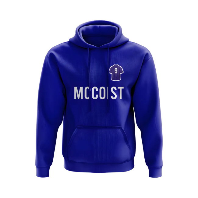 Ally McCoist Rangers Number Hoody (Blue)