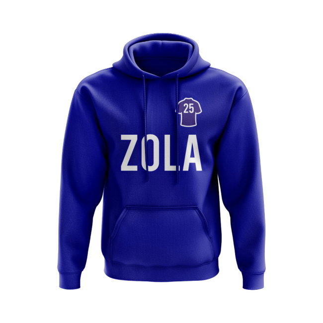 Gianfranco Zola Chelsea Number Hoody (Blue)