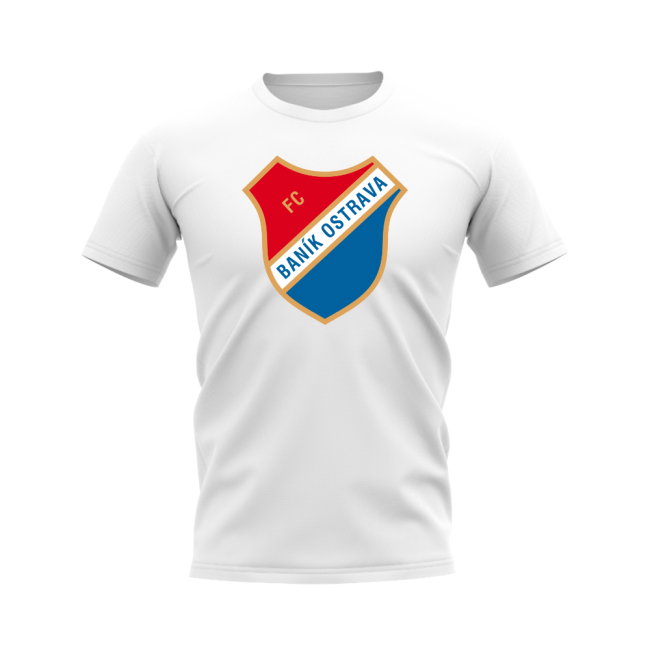 Banik Ostrava Badge T-shirt (White)