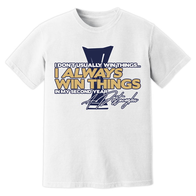 Ange Postecoglou \"Always Win\" Tottenham T-Shirt (White)