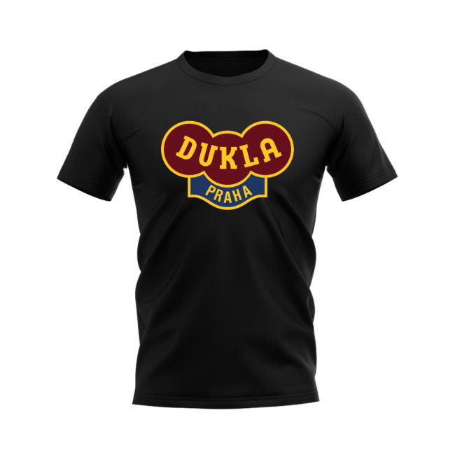 Dukla Praha Badge T-shirt (Black)
