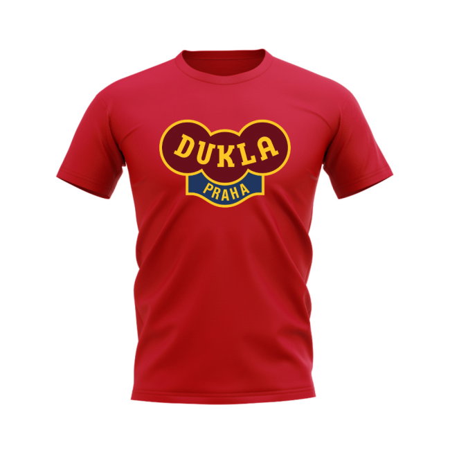 Dukla Praha Badge T-shirt (Red)
