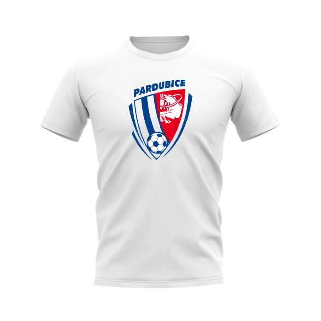 FK Pardubice Badge T-shirt (White)