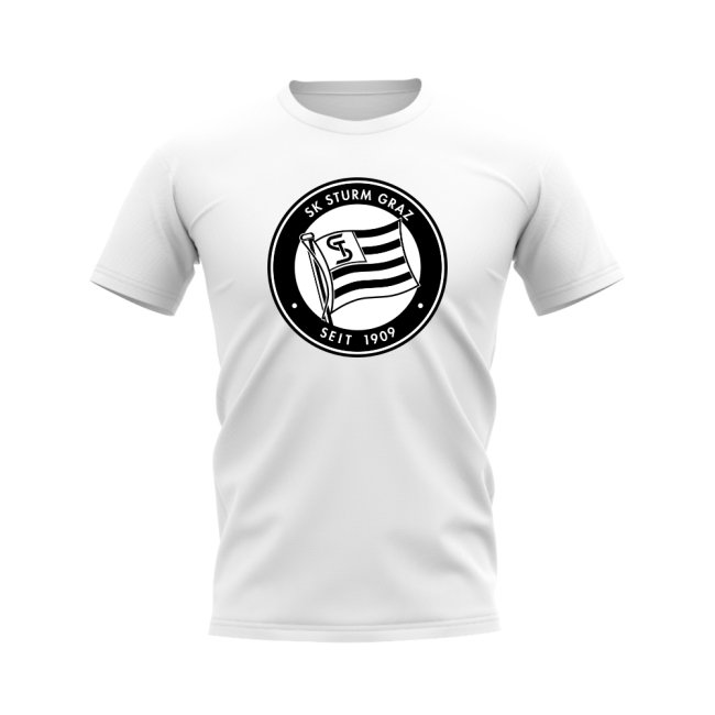 Sturm Graz Badge T-Shirt (White)