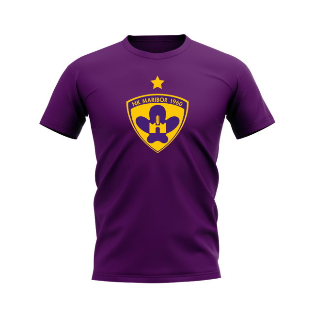 NK Maribor Badge T-shirt (Purple)