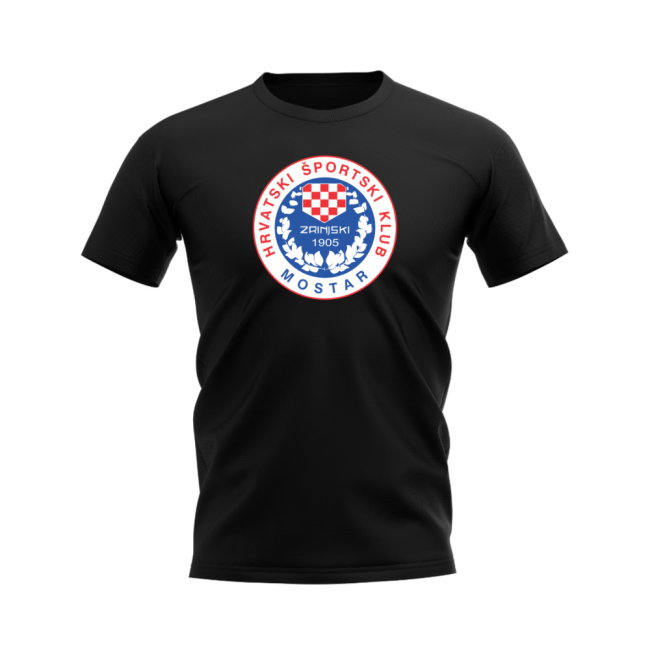 HSK Zrinjski Mostar Badge T-shirt (Black)