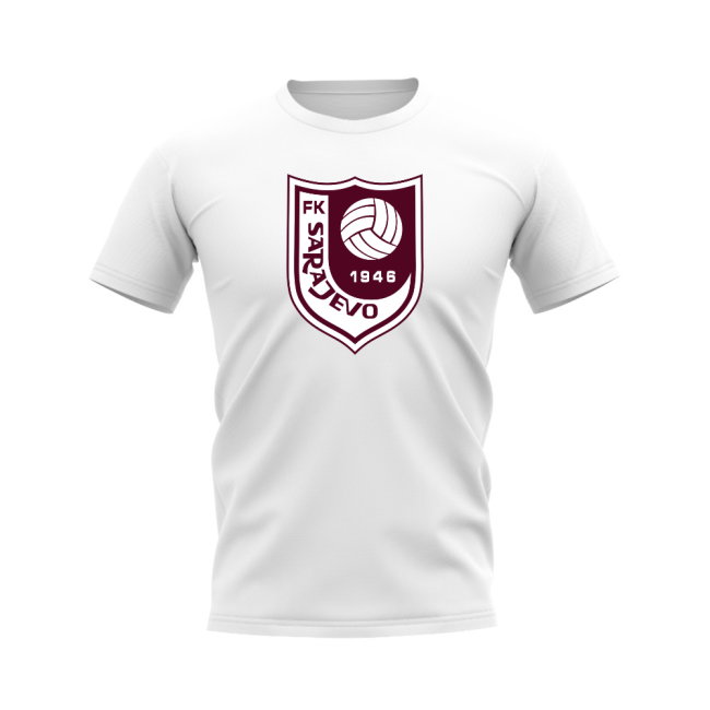FK Sarajevo Badge T-shirt (White)