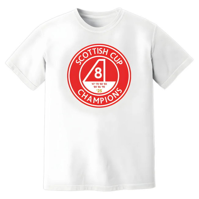 Aberdeen Scottish Cup Champions T-Shirt (White)