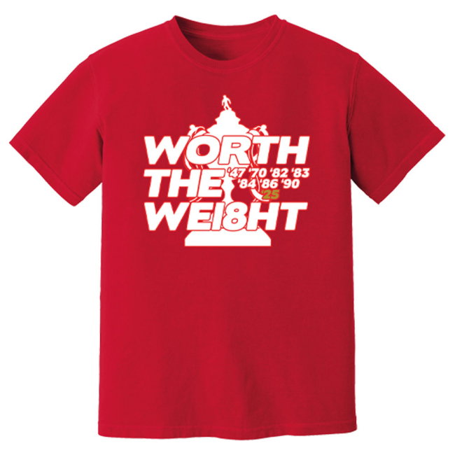 Aberdeen Worth The Wei8ht T-Shirt (Red)