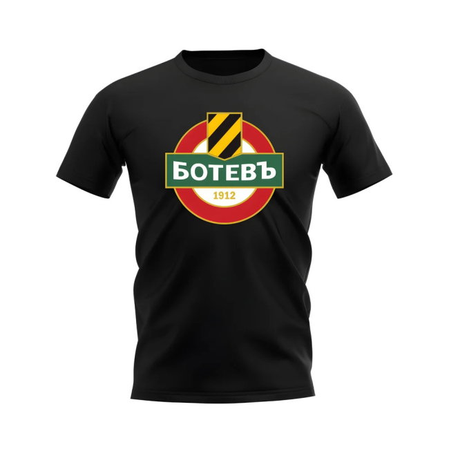 Botev Plovdid Badge T-Shirt (Black)