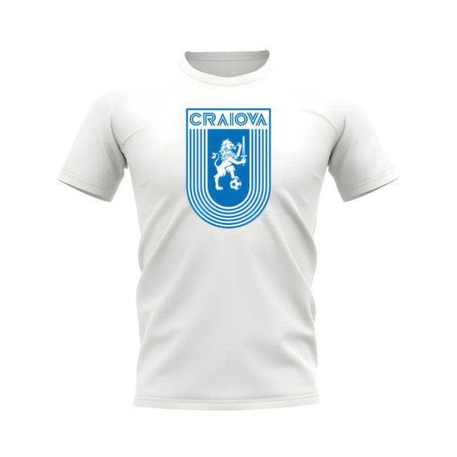 Universitatea Craiova Badge T-Shirt (White)
