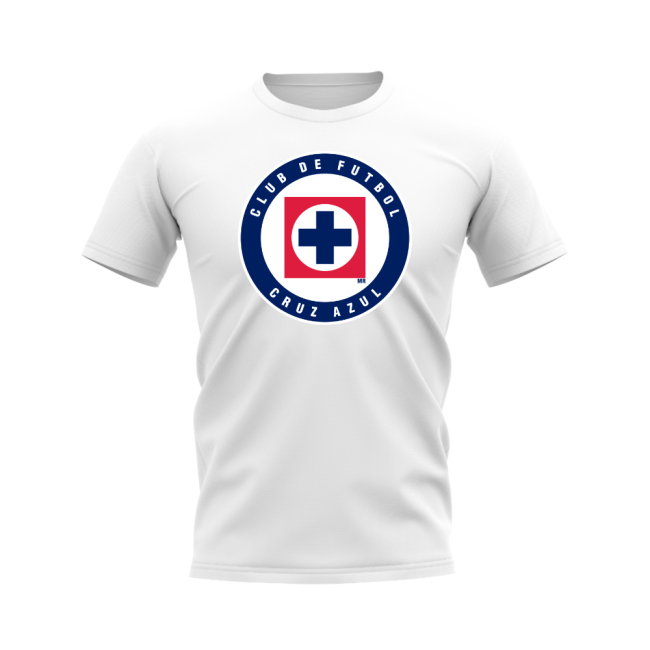 Cruz Azul Badge T-Shirt (White)