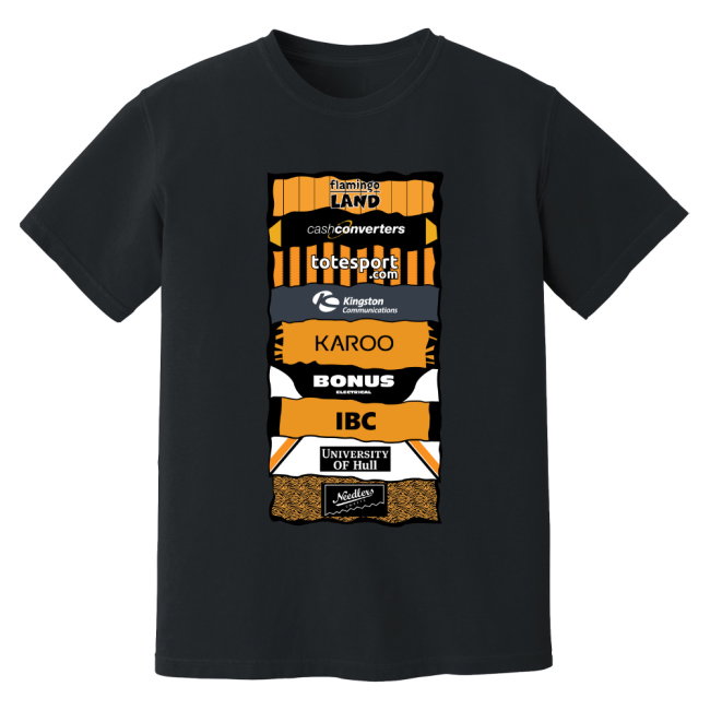Hull Sponsor History T-Shirt (Black)
