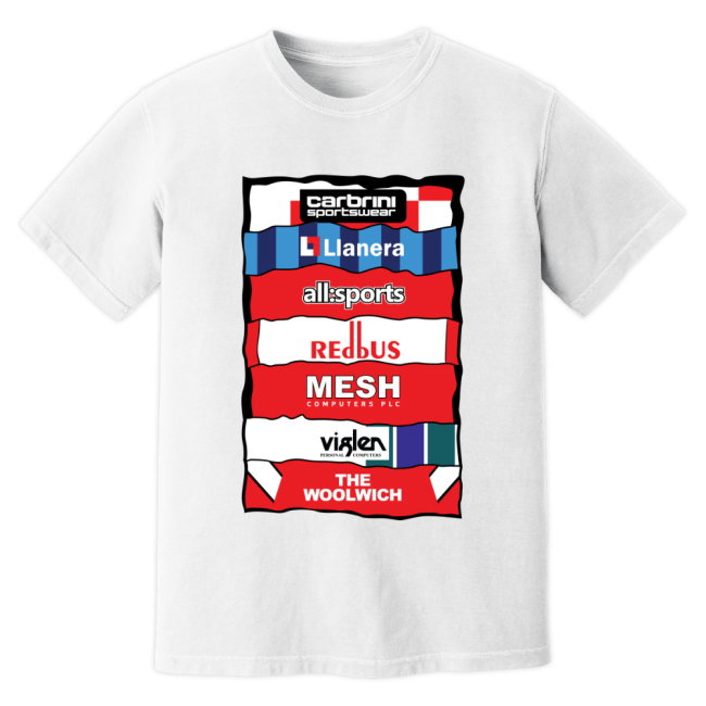 Charlton Sponsor History T-Shirt (White)