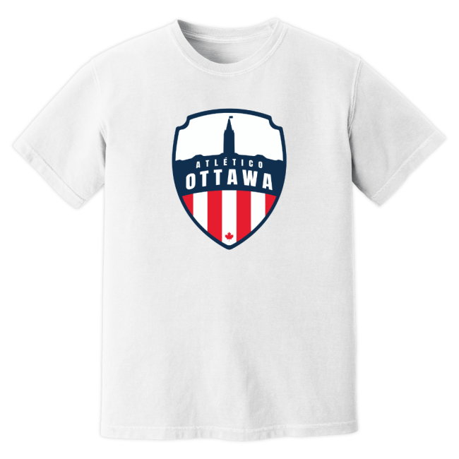 Atletico Ottawa Badge T-Shirt (White)