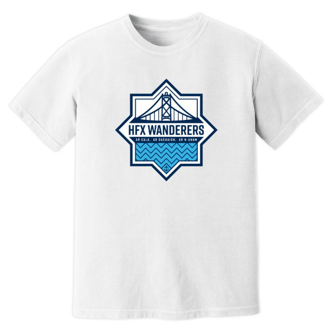 HFX Wanderers Badge T-Shirt (White)