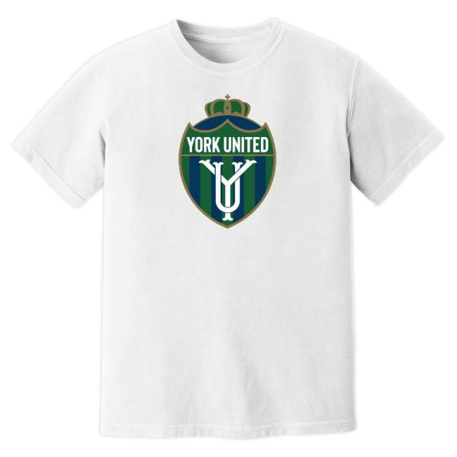 York United Badge T-Shirt (White)