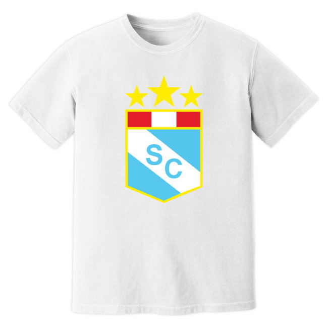 Sporting Cristal Badge T-Shirt (White)