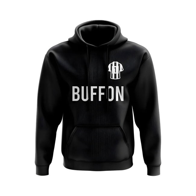 Gigi Buffon Juventus Number Hoody (Black)