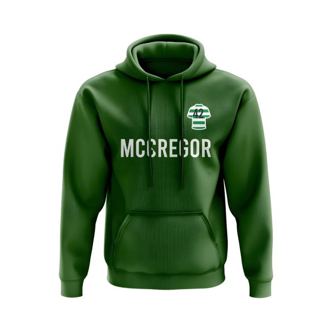 Callum McGregor Celtic Number Hoody (Green)