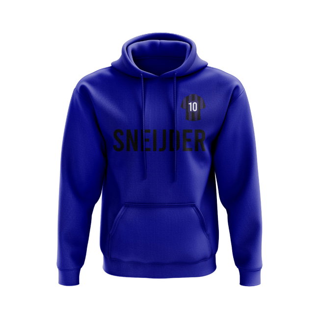 Wesley Sneijder Inter Milan Number Hoody (Blue)