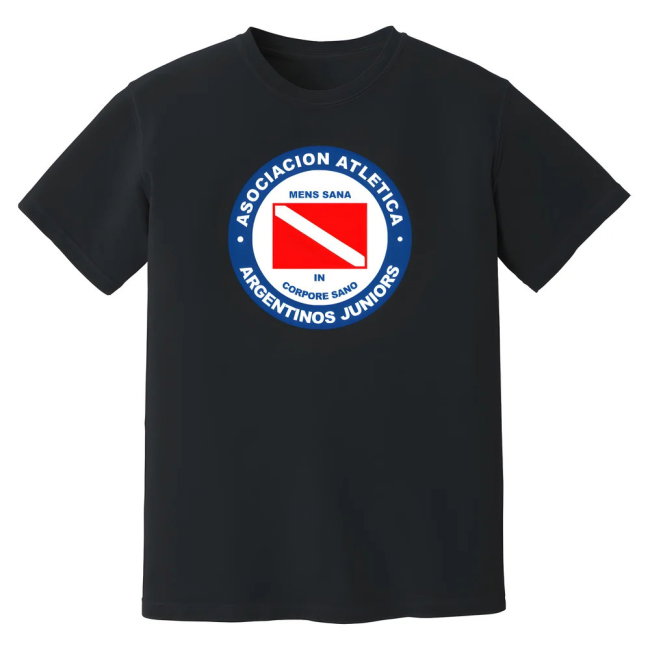 Argentinos Juniors Badge T-Shirt (Black)