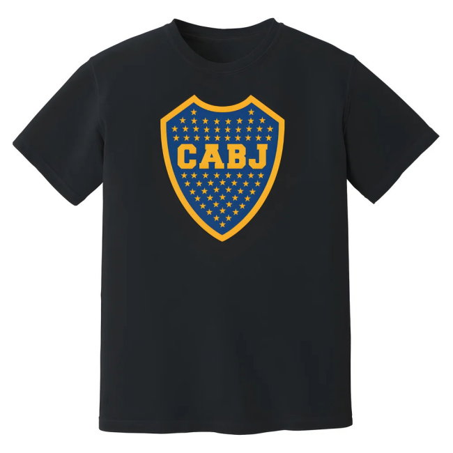 Boca Juniors Badge T-Shirt (Black)